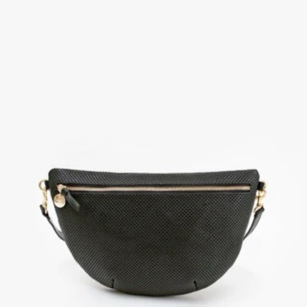 Clare V Grande Fanny Black Perf